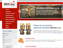Tablet Screenshot of geosmar.cz